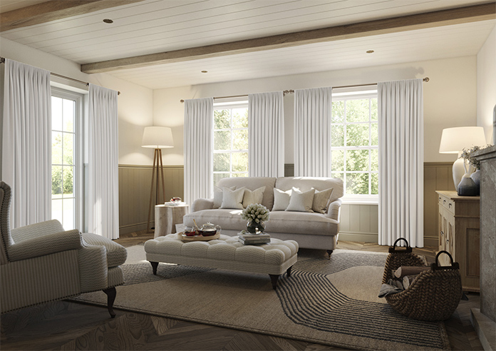 Medina, Light Grey - Made to Measure Curtains - Image 7